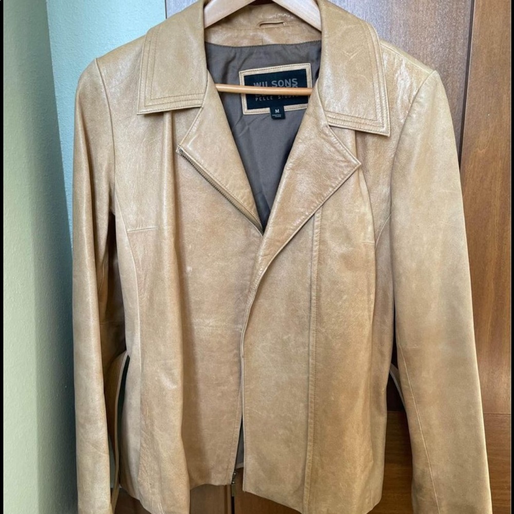 Women’s Wilsons Leather moto jacket